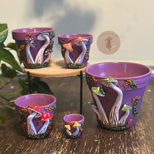 Vasi per piante / Funghi - Realizzati su ordinazione