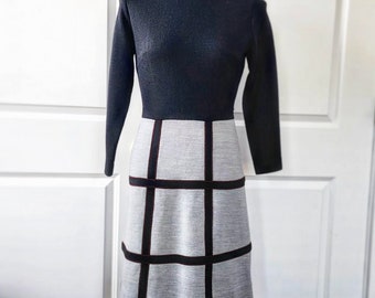 1960s Knit Day Dress