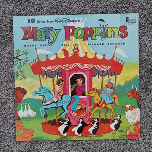 1964 Walt Disney Mary Poppins LP Record