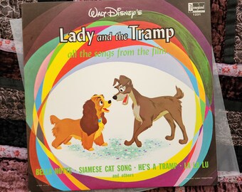 1962 Disney's Lady and the Tramp Record LP