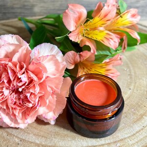 Natural Lip & Cheek Tint | Tallow-Based Cream Blush | Sonoran Sunrise image 8