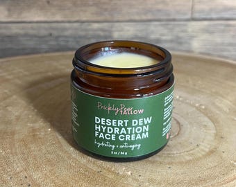 Whipped Tallow Face Cream | Prickly Pear Oil, Dry Skin Moisturizer