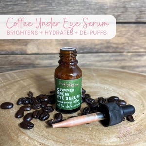 Copper Brew Eye Serum | Óleo iluminador para olheiras e linhas finas com infusão de café