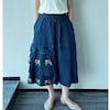 Denim Overall Midi Dress