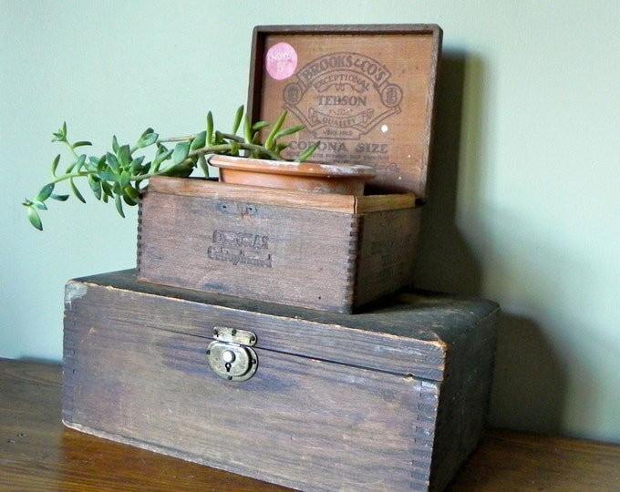 RESERVED One Antique Box Etsy