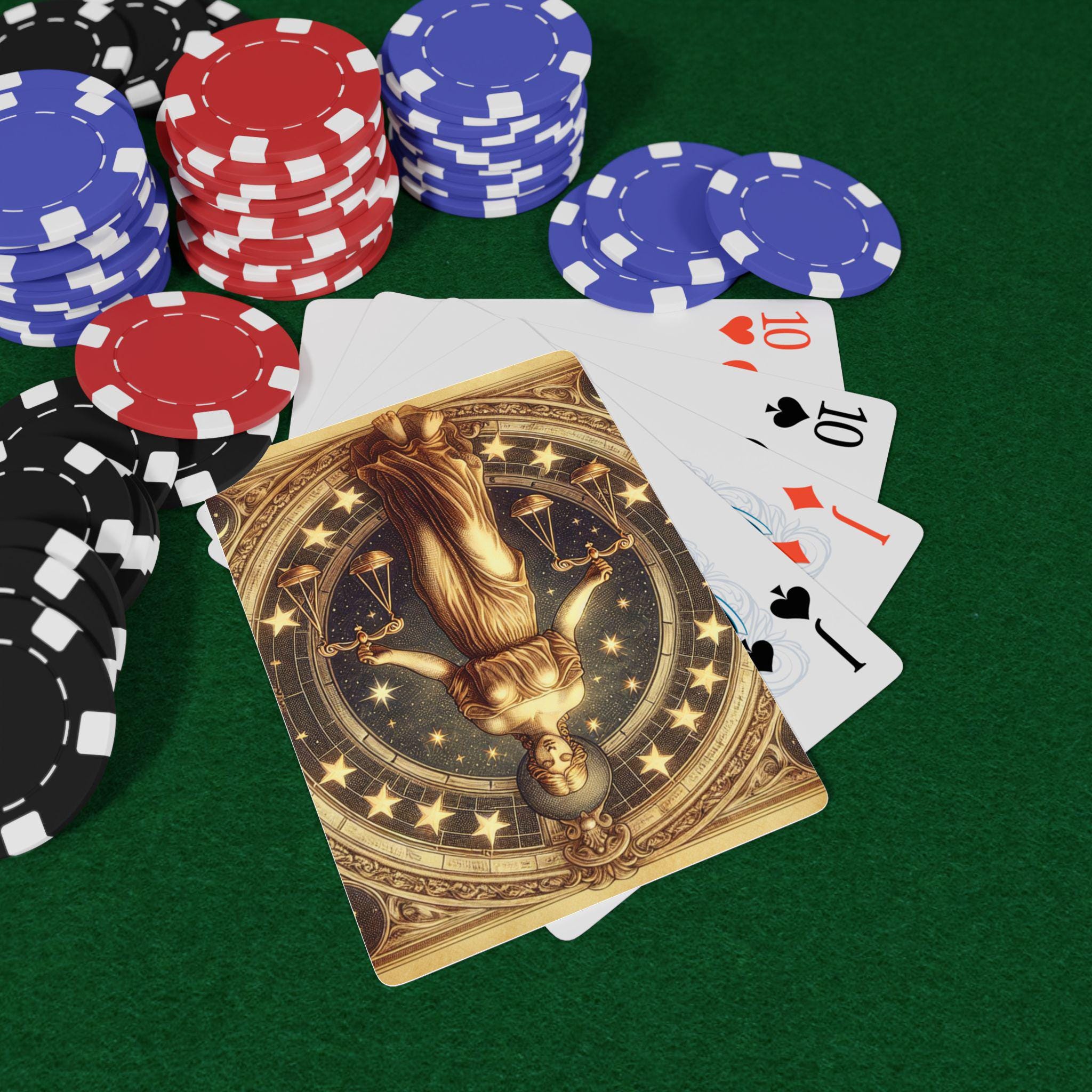 Zodiac Libra Playing Cards, Astrology Poker Cards, Horoscope Deck