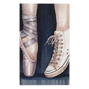 Ballet-Inspired Rally Towel: Dance Gift, Supporter Towel, Studio Essentials, Fitness Enthusiast, Ballerina Decor
