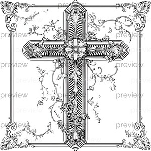 Verwickelte Kreuz- und Blumenmotiven-nahtlose Muster für digitales Papier, Geschenkverpackung und druckbare Kreationen