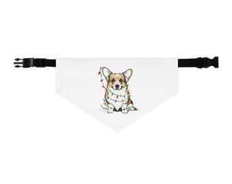 Collar bandana festivo para mascotas, accesorio navideño para perros, artículos para perros para las fiestas, regalo adorable para perros, moda para fiestas de cachorros