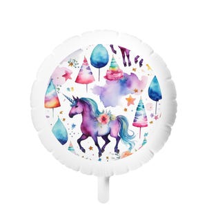 Unicorn Mylar Balloon, Party Decoration, Birthday Gift, Baby Shower Decor, Magical Celebration, Fun Room Decor