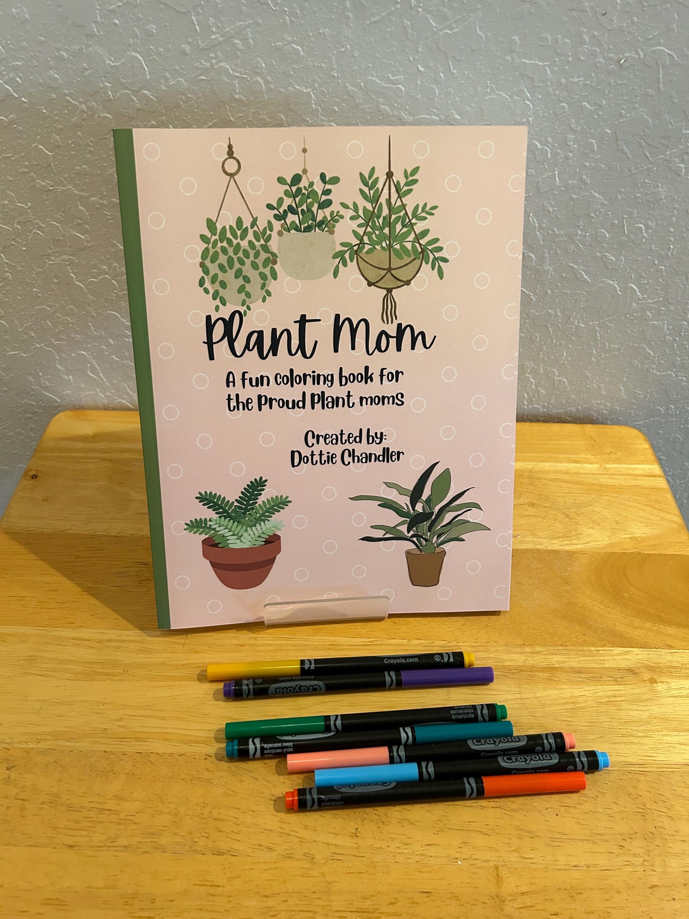 Plant Mom Coloring Book - Etsy