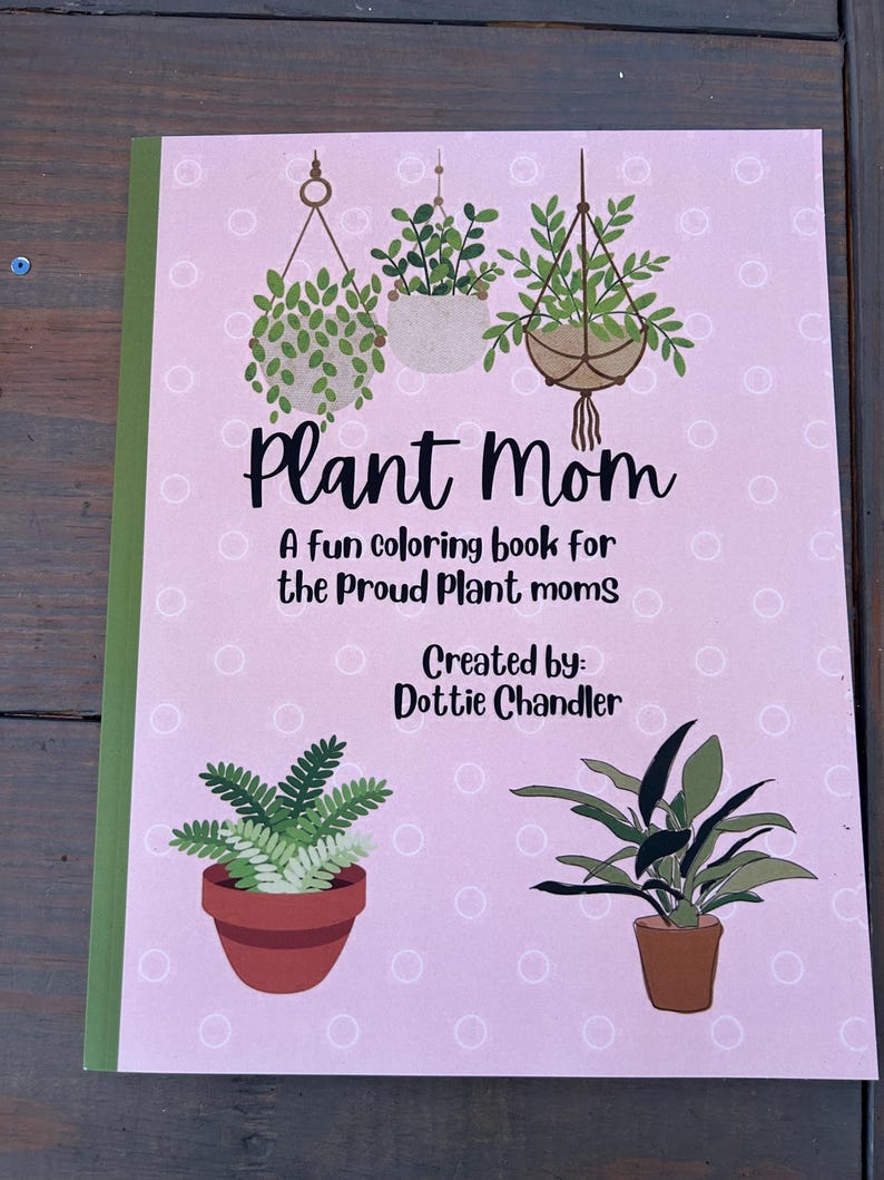 Plant Mom Coloring Book - Etsy
