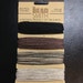 20lb Hemp Cord four neutral colors: black, brown, tan ombre, off white 30ft each color
