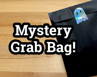Spooky Mystery Grab Bag! Postcards, Stickers, Washi Tape & More