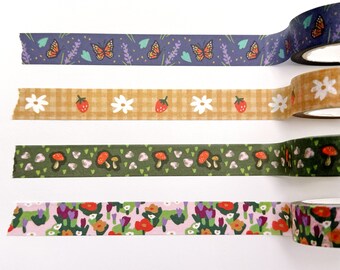 Cottagecore Washi Tapes (15mm)