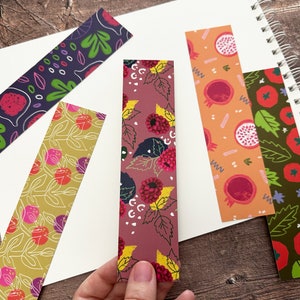 Fruity Fall Bookmarks (Set of 5)