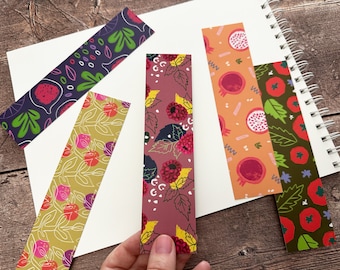 Fruity Fall Bookmarks (Set of 5)