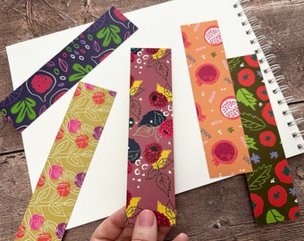 Fruity Fall Bookmarks (Set of 5)