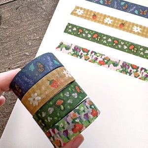 Cottagecore Washi Tapes 15mm image 3