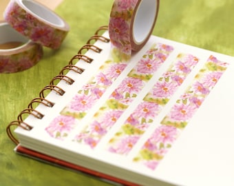 Pink Daisy Washi Tape (15mm)