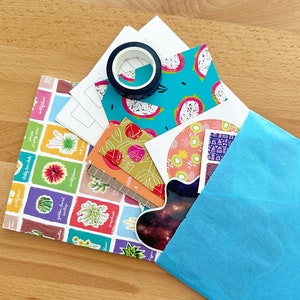 Mystery Grab Bag Postcards, Stickers, Washi Tape & More image 2
