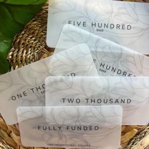 Laminated Cash Stuffing Placeholders: Minimalist Budgeting Essentials