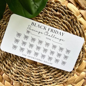 Black Friday Savings Challenge | Cash Stuffing Challenge | Individual Savings Challenges for Cash Stuffing