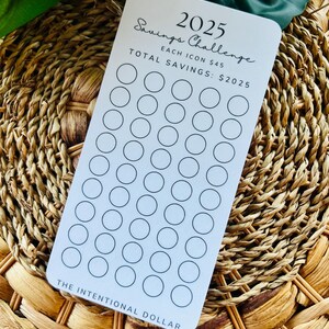 2025 Savings Challenge | Cash Stuffing Challenge |  Individual Savings Challenges for Cash Stuffing