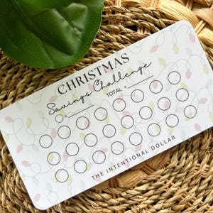 Christmas Savings Challenge | Cash Stuffing Challenge |  Individual Savings Challenges for Cash Stuffing