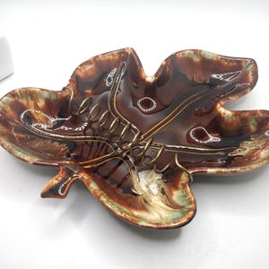 Unique Vintage Leaf Ashtray - Good Vintage Condition - Retro Ashtray