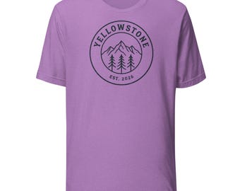 Yellowstone Est. 2026 Family Trip Adult Shirt | Family, Trip, Adventure, Nature, Friends, Group, Matching