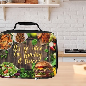 Lunch Bag, Lunch Box, Funny Food Tote, Insulated Food Tote, Insulated Lunch Bag, Insulated Lunch Box, Back to School lunch box, Teacher Gift