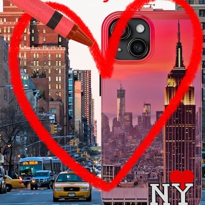 New York City Phone Cover, NYC Skyline Phone Cover, NYC iPhone Cover, New Yorkers iPhone Cover, NY Phone Cover New York Skyline iPhone Cover