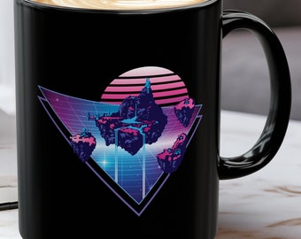 Zeal Synthwave Gamer Mug for 90s JRPG Retro Video Game Fans
