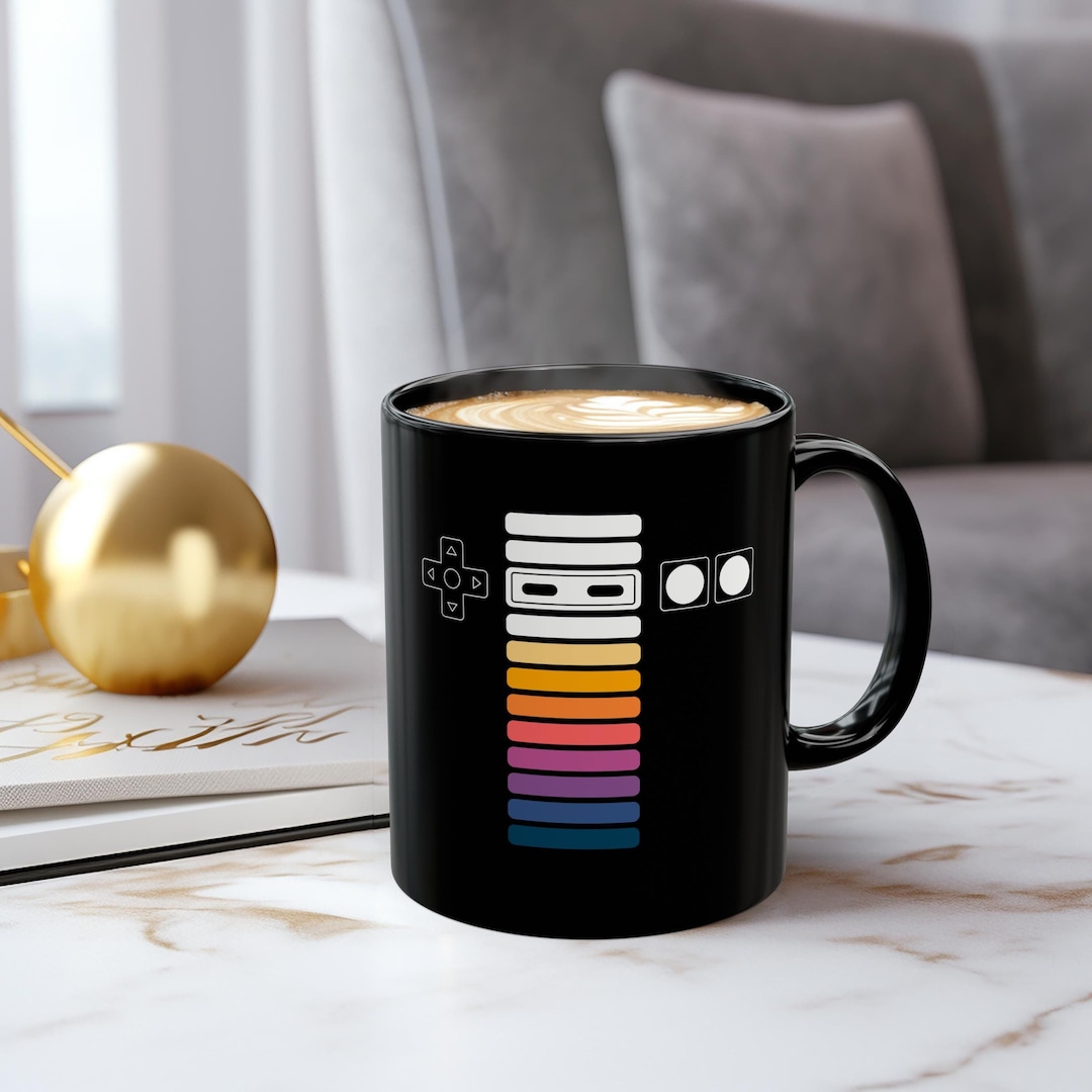 Retro Video Game Controller Mug for 80s and 90s Gamers 11oz Etsy