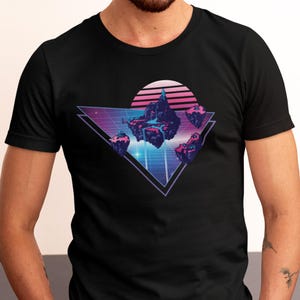 Zeal Synthwave Gamer Shirt for 90s JRPG Retro Video Game Fans