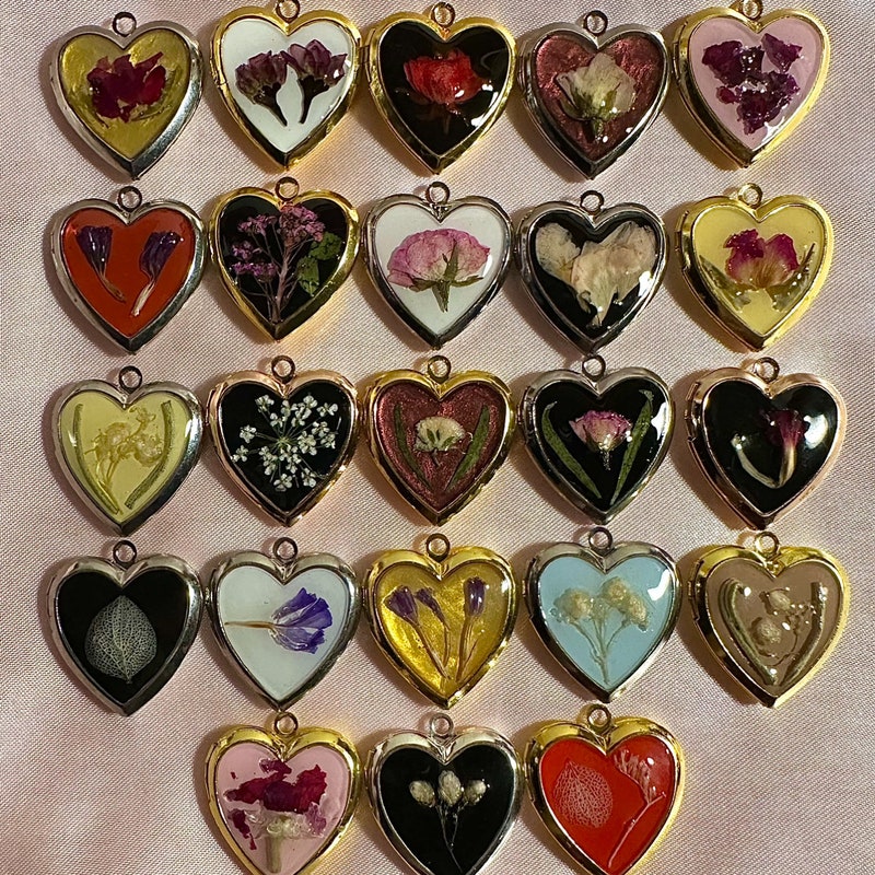 Heart Shaped Locket Brass - Etsy