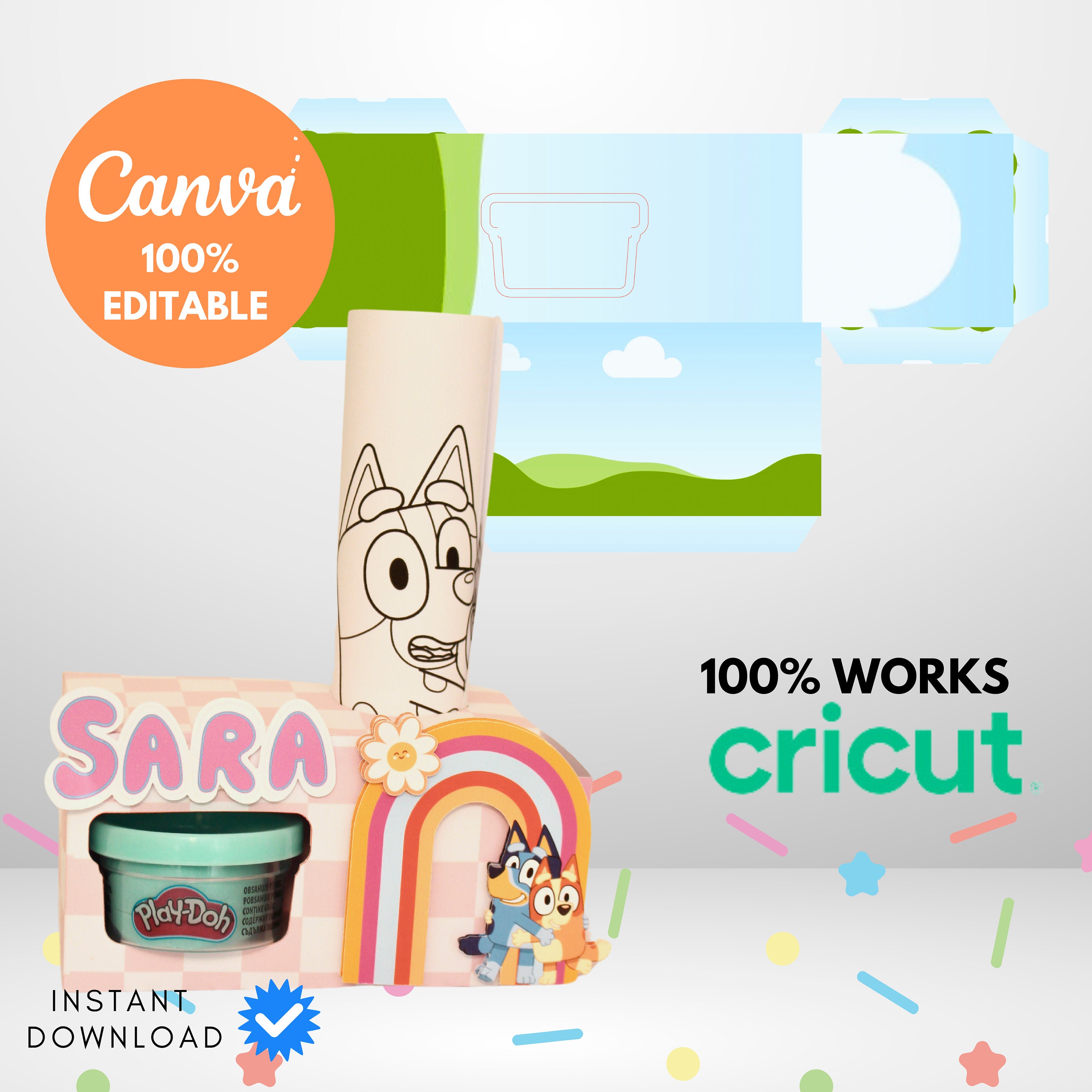 Bluey play dough España