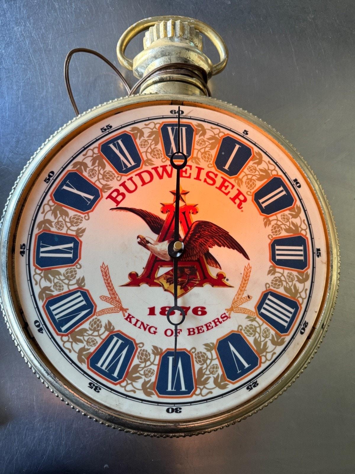 Budweiser Clock - Etsy