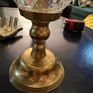 Waterford Crystal Lismore Hurricane Candle Holder, Cut Crystal, Ireland image 3