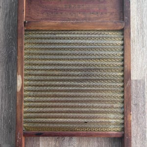 Antique Brass Wash Board - Ward’s Stand