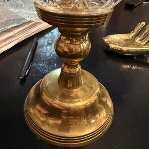 Waterford Crystal Lismore Hurricane Candle Holder, Cut Crystal, Ireland image 5