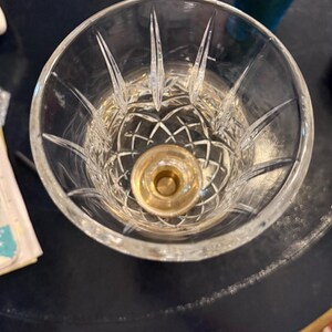 Waterford Crystal Lismore Hurricane Candle Holder, Cut Crystal, Ireland image 8