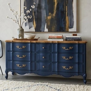 distressed navy blue dresser Painted Color:Custom Colors-Add Note in Cart or entryway Halter The Nike Outfit' Goes