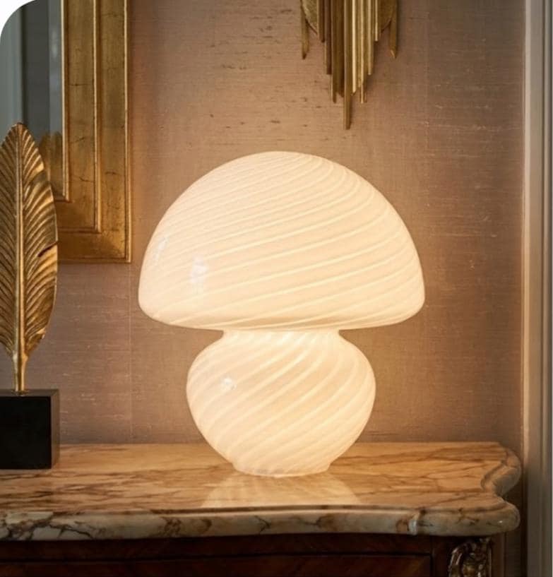 Murano mushroom lamp - Etsy 日本