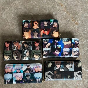 Levi, Toji, Dabi, Light & Gojo Geldbeutel