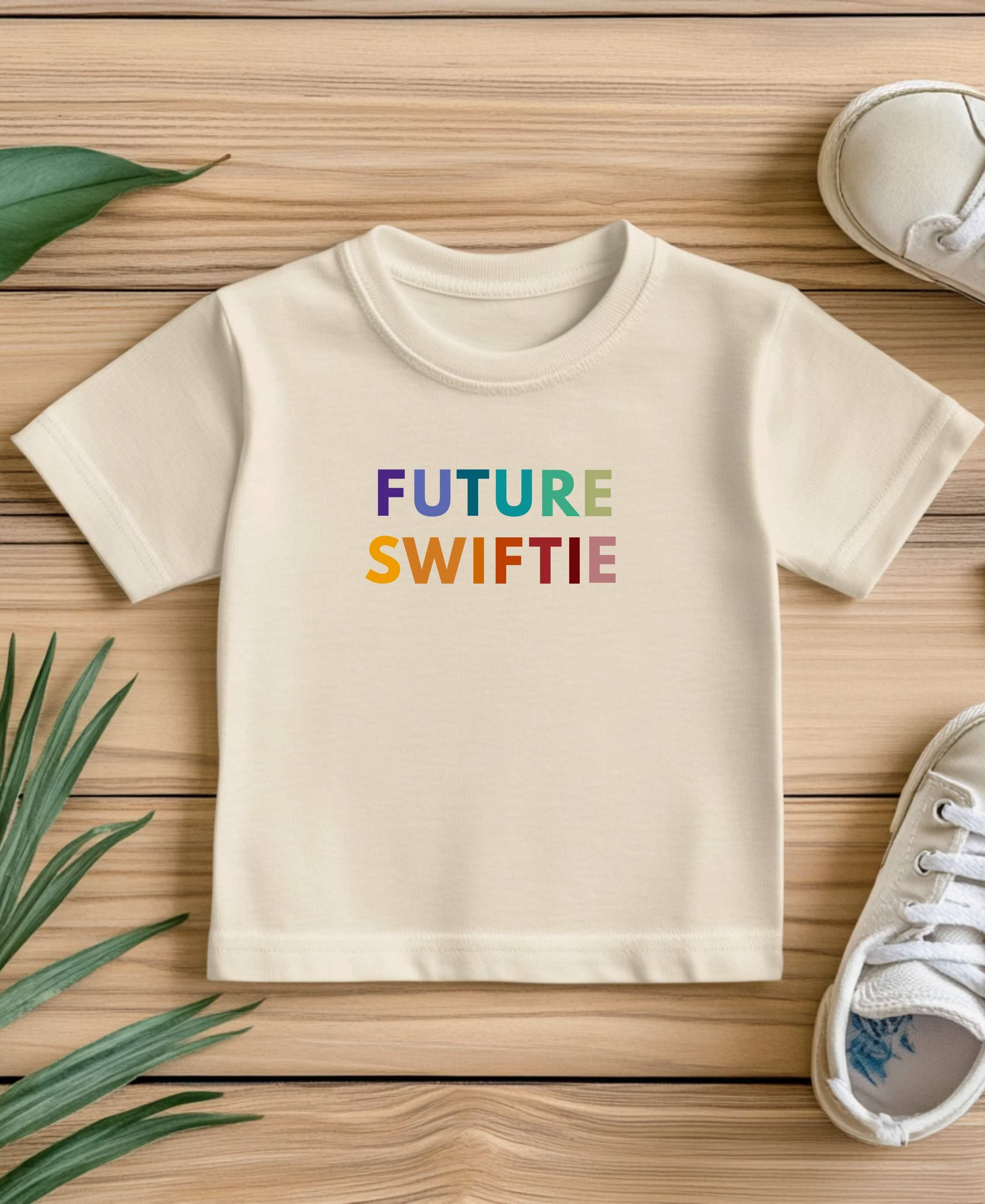 Future Swiftie Toddler T-Shirt Cute Taylor Swift Fan Tee Unisex Music Lover Gift Shirt Fun Toddler Clothing Swiftie Parents Child Gift Shirt