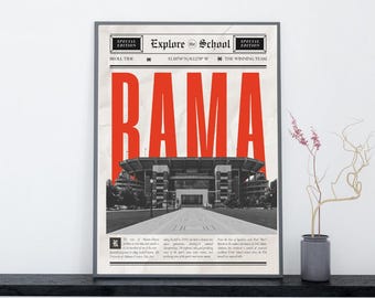 BAMA stadium poster
