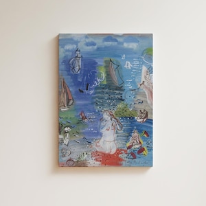 Amphitrite | Raoul Dufy Fine Art Print | Fauvist Sea Goddess Wall Decor