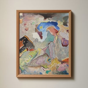colorful, vintage, abstract art print. perfect for kitchen, dining room, bedroom, bathroom, dorm room, living art, office, gallery wall, or art studio. housewarming gift. eclectic, maximalist, affordable, art nouveau, art deco, art print.